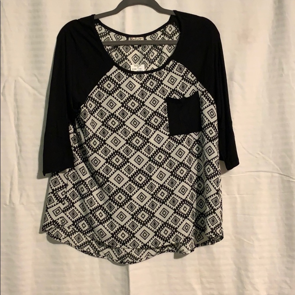 Baseball style shirt